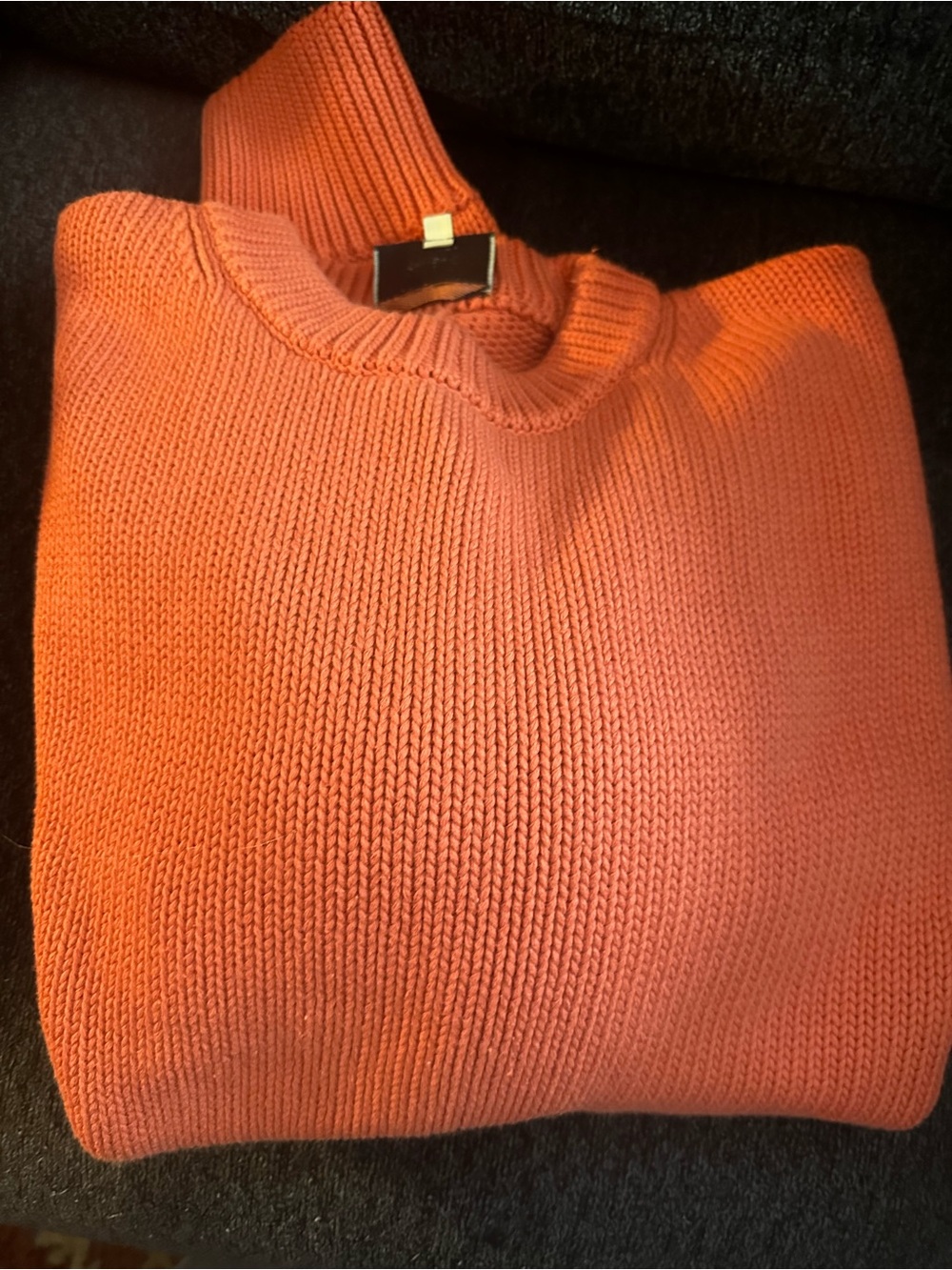 Tuckernuck Coral Pink Relaxed Crewneck Sweater - Picture 2 of 4
